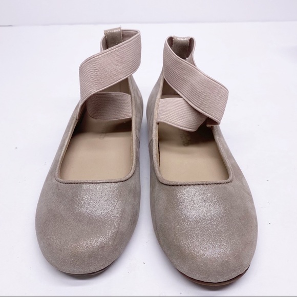Elephantito Melissa Shimmer Strappy Ballet Flats - Picture 2 of 6